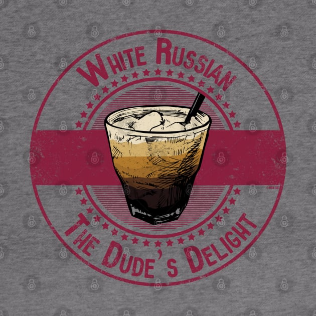 White Russian The Dude's Favorite Drink by Zen Cosmos Official